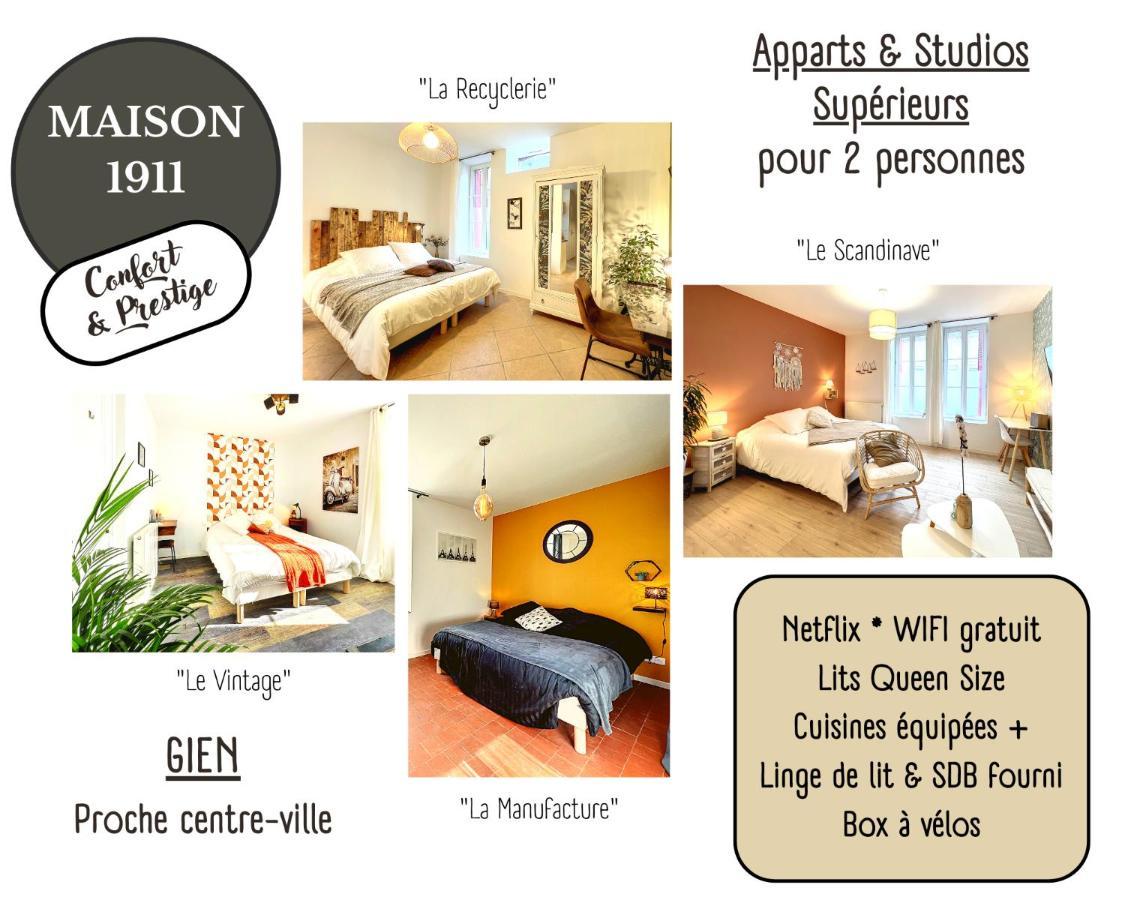 La Recyclerie - Maison 1911 - Confort & Prestige Apartment Gien